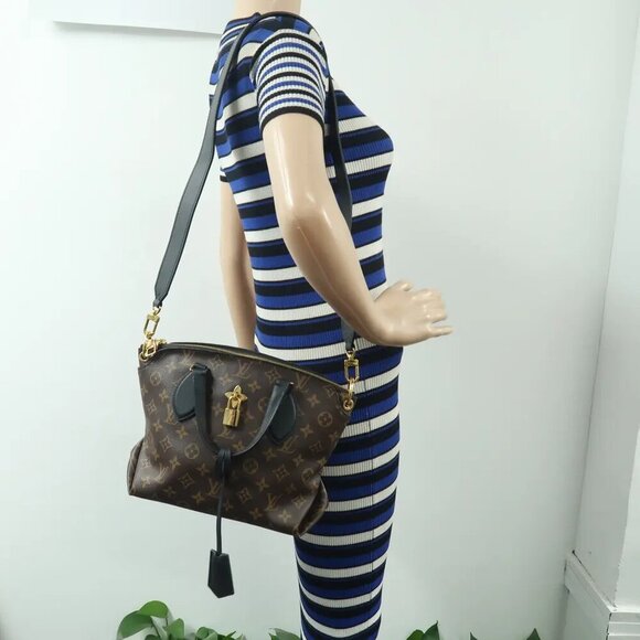 Louis Vuitton Flower Tote Brown Monogram Canvas Satchel 1641-122624 - Picture 12 of 12